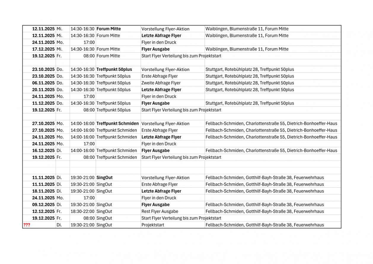 Zeitplan Flyerverteilung-2